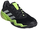 Кроссовки мужские Adidas Barricade 13 M, Чёрные/Металлик/Прозрачный-Лимон, с технологией AdiWear, для всех покрытий (р. EUR 43.3)