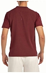 (EU) Футболка мужская Bullpadel Acrux с коротким рукавом, Бордовая (XL)