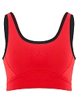 Топ женский Poivre Blanc Crop Top W, Оранжевый/чёрный (M)