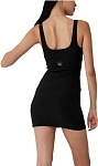 (CN) Платье-комбинация женское Alo Yoga Crew Neck Moderate Short Slip, Чёрное (XS)