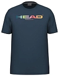 (EU) Футболка мужская Head Rainbow, Синяя (XL)