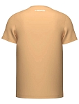 Футболка для мальчиков Head Carl T-Shirt B, Оранжевая (128 см)