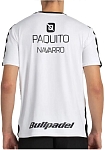(EU) Футболка мужская Bullpadel Paquito 25I, Белая (XL)