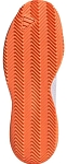 (EU) Кроссовки мужские Adidas Courtflash Speed 2 White/Orange Jr4508, Белые (р. 44 2/3)