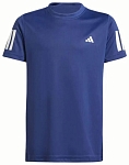 (EU) Футболка для мальчиков Adidas B Club 3Stripes KQJ40, Тёмно-синяя (рост 116 см)
