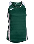 Топ женский Joma Montreal Sleevelees Shirt W, Зелёный/розовый (L)