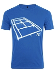Футболка мужская Tennis Technology Court M, Синяя/белая (S)