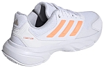 Кроссовки женские Adidas Courtjam Control 3, Кристально-Белый/Оранжевый (р. EUR 38)
