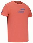 (EU) Футболка для мальчиков Babolat Exercise, Оранжевая (XL/XXL)