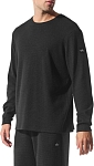 (CN) Лонгслив Alo Yoga Elevate Waffle Long Sleeve Crew, Чёрный (L)