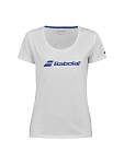 (EU) Футболка для девочек Babolat Exercise Babolat Tee, Серая (12/14)