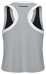 (EU) Топ женский Head Play Crop Top, Синий (XL)