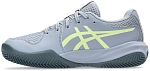 Кроссовки мужские Asics Gel-Resolution X GS CLAY, Серые/Салатовые (р. 32,5)