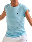 Футболка женская Diadora L. SS T-Shirt Tennis W, Голубая (XS)