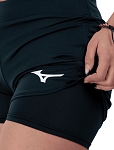 Шорты женские Mizuno Flex Short W, Чёрные (S)