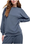 (CN) Свитшот женский Alo Yoga Soho Pullover, Коричневый (2XS)