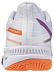 Кроссовки женские Mizuno Wave Exceed Court, Белые/Георгин/Оранжевые (р. 40,5)