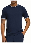 (EU) Футболка мужская Wilson Court Performance Crew, Синяя (XL)