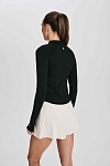 Лонгслив женский SURE 1/2 zip с охлаждающим эффектом, Черный (L)