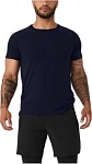 (CN) Футболка с круглым вырезом Alo Yoga The Triumph Crew Neck Tee, Синяя (S)