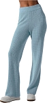 (CN) Кашемировые брюки Alo Yoga Cashmere High-Waist Plush Waffle Pant, Голубые (S)