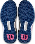 (EU) Кроссовки женские Wilson Intrigue Pro White/Blue Junior Wrs341640, Белые (р. 38)