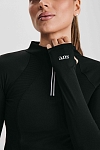 Лонгслив женский SURE 1/2 zip с охлаждающим эффектом, Черный (L)