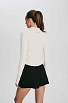 Лонгслив женский SURE Рашгард 1/2 zip с охлаждающим эффектом, Белый (L)