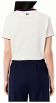 (EU) Футболка женская Lacoste Heritage, Белая (S)