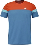 (EU) Футболка мужская Babolat Performance Pro, Оранжевая;Синяя (L)
