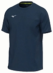 (EU) Футболка мужская Mizuno Team Training, Синяя (L)