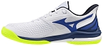 Кроссовки теннисные унисекс Mizuno WAVE EXCEED TOUR 7 AC, Белый/Синий/Зеленый (р. 45)