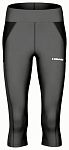 (EU) Тайтсы женские Head Tech 3/4, Чёрные (S)