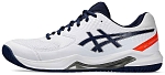 Кроссовки мужские теннисные Asics GEL-DEDICATE 8 , Белый/Темно-синий (р. 43,5)