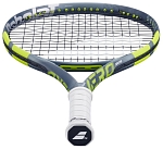 Ракетка для тенниса Babolat Pure Aero Junior 25, ручка 000, Серая/Жёлтая/Белая