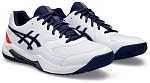 Кроссовки мужские теннисные Asics GEL-DEDICATE 8 , Белый/Темно-синий (р. 43,5)