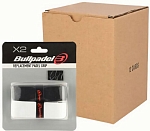 (EU) Овергрип Bullpadel, Черно-белый, 12 блистеров (2 шт в упак)