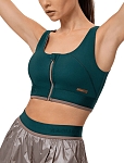 Топ женский Raqueta Zip, 23 W, Зелёный (M)