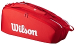 Сумка Wilson для тенниса Super Tour 6R 2025, Красная