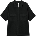 (CN) Поло мужское Alo Yoga Knitwear Men's Lapel Moderate Other, Чёрное (XL)