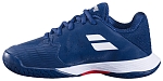 Кроссовки детские Babolat Propulse 3 All Court 4001, Estate Blue/White, с системой Power Belt, подошва Michelin (р. EUR 33.5)