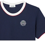 (EU) Футболка женская Lacoste Heritage, Синяя (S)