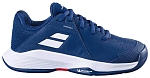Кроссовки детские Babolat Propulse 3 All Court 4001, Estate Blue/White, с системой Power Belt, подошва Michelin (р. EUR 33.5)