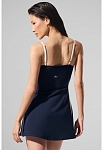 (CN) Платье женское Alo Yoga Airbrush Streamlined Dress с шортами, карманами, встроенным бюстгальтером, Синее (M)