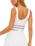 Топ женский Beach Riot Josie Top W, Белый (L)