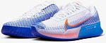 Кроссовки мужские Nike Zoom Vapor 11, Белые/Синие/Оранжевые, теннисные (р. 39)