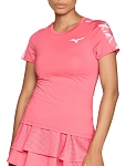 Футболка женская Mizuno Daybreakers Printed SS Tee W, Розовая (S)