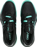 (EU) Кроссовки мужские Asics Gel-Resolution X Clay Black/Green 1041A485, Чёрные (р. 40.5)