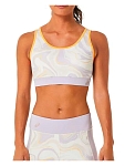 (EU) Спортивный Бра женский Asics Graphic Bra 2042A269, Белое (L)