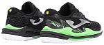 Кроссовки мужские Joma Ace Pro, Черные/Неоново-Зеленые, с карбоновой пластиной, для твердых покрытий (р. 42.5)
